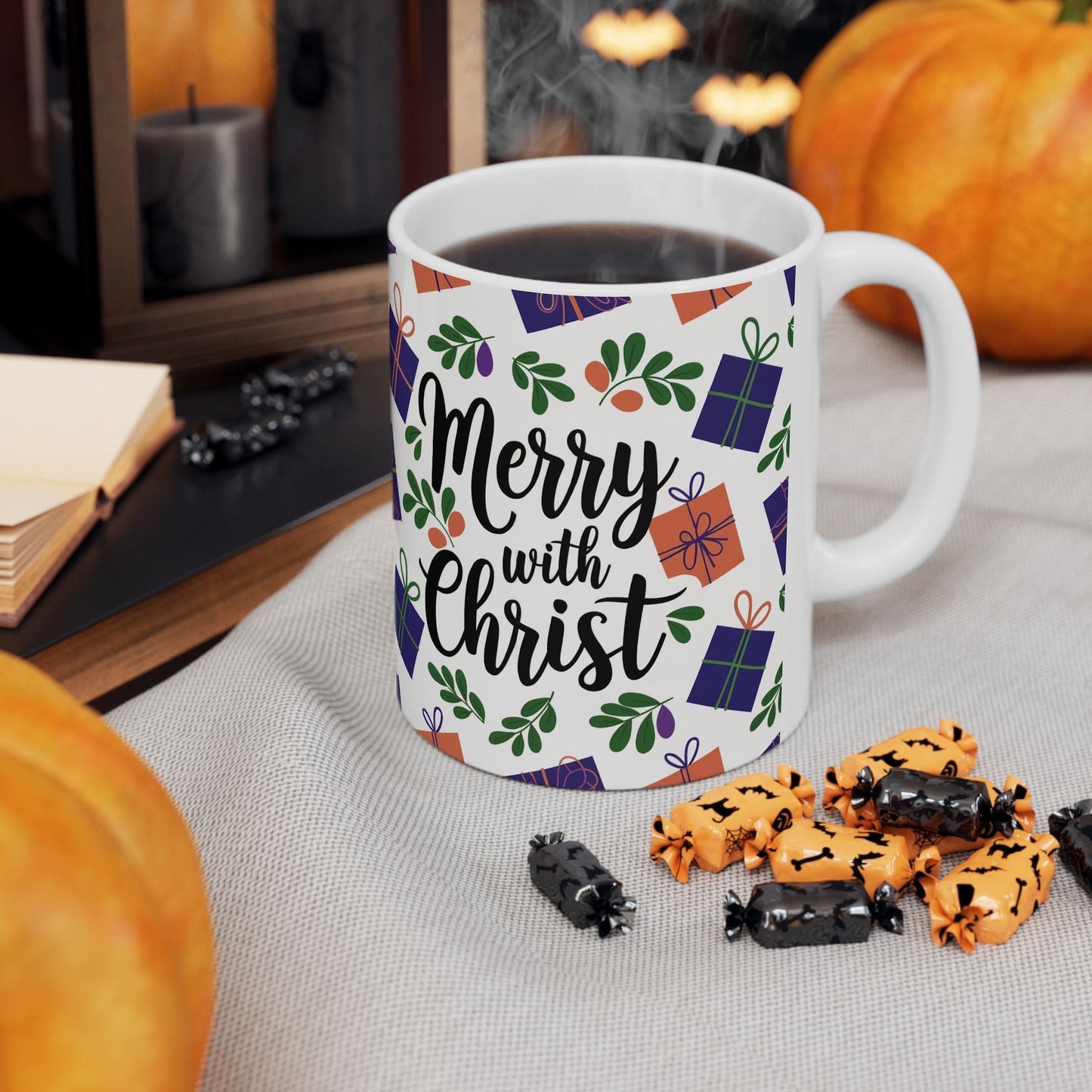 Ceramic Gift Mug - Merry with Christ