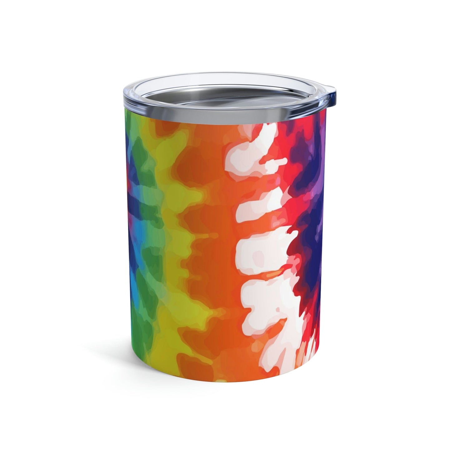 Insulated Tumbler 10oz - Psychedelic Rainbow Tie Dye