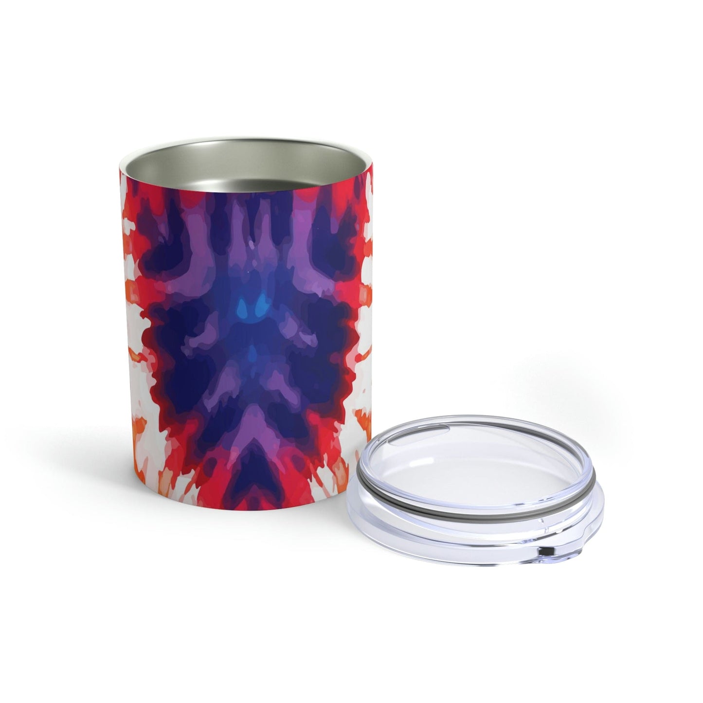 Insulated Tumbler 10oz - Psychedelic Rainbow Tie Dye