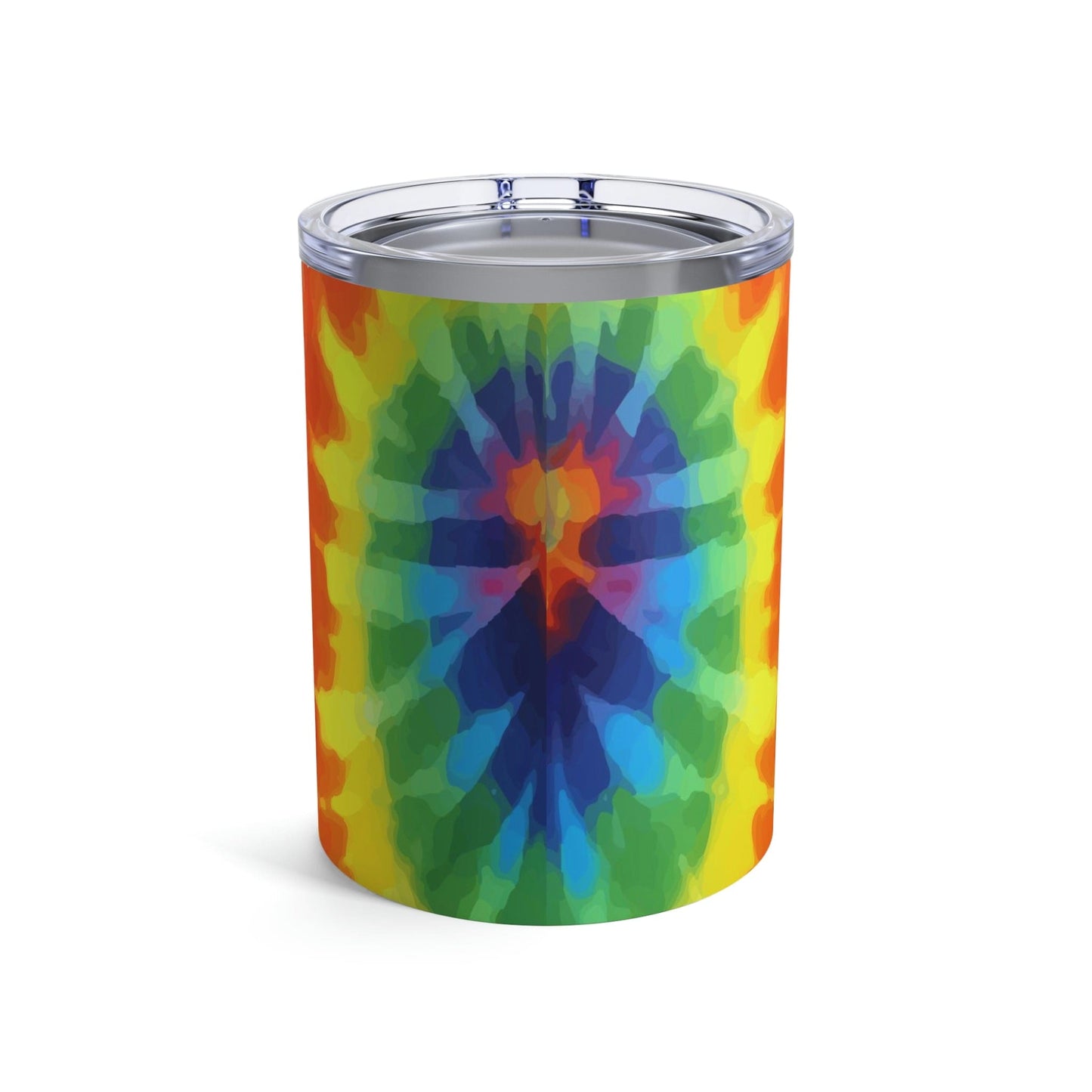 Insulated Tumbler 10oz - Psychedelic Rainbow Tie Dye
