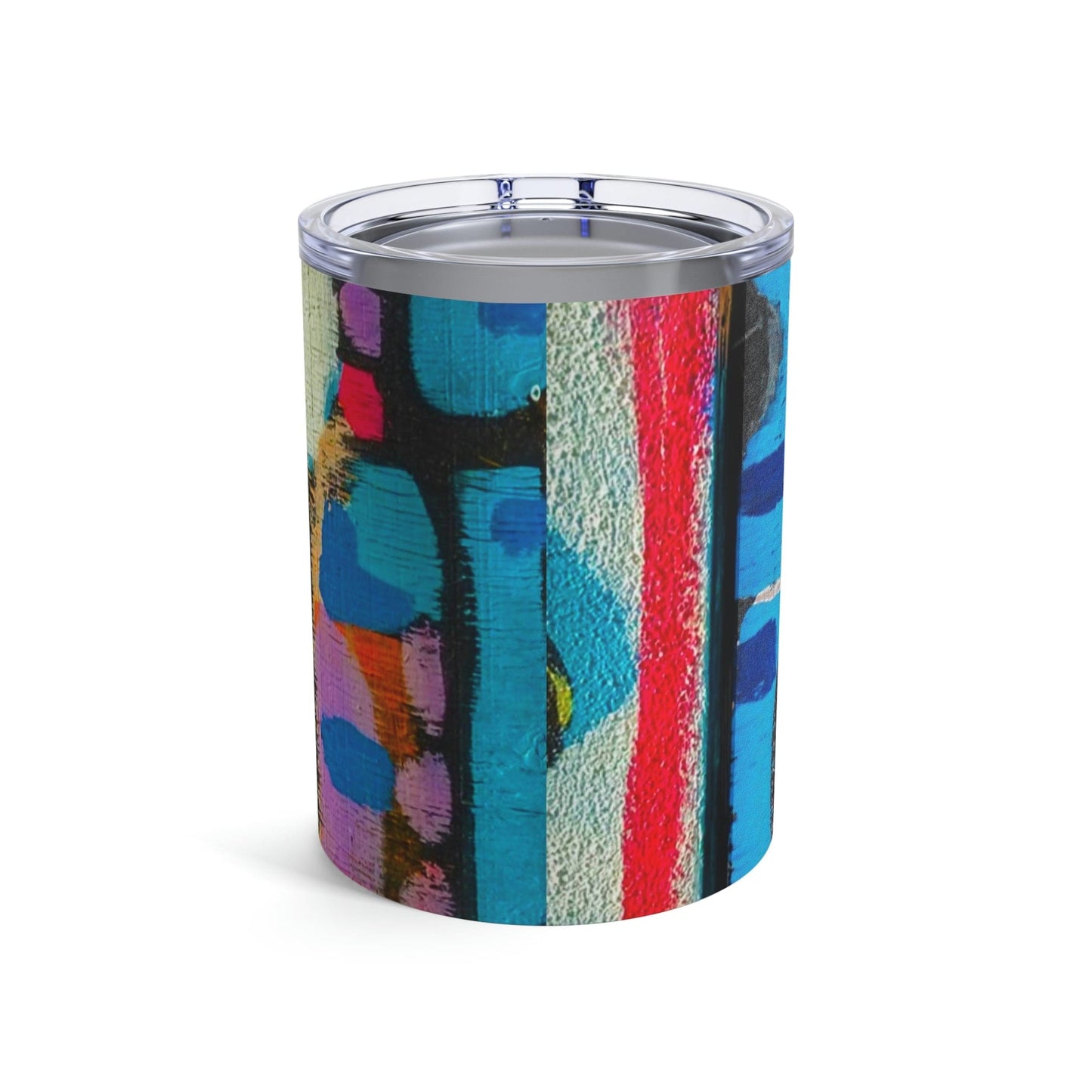 Insulated Tumbler 10oz - Sutileza Smooth Colorful Abstract Print